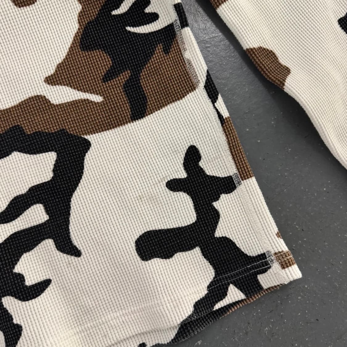 슈프림 와플 카모 롱슬리브 (L) 상품이미지2