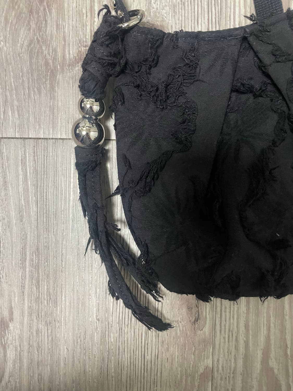 던팩토리 BUDDY BAG FEATHER BLACK 버디백 페더 블랙 상품이미지6