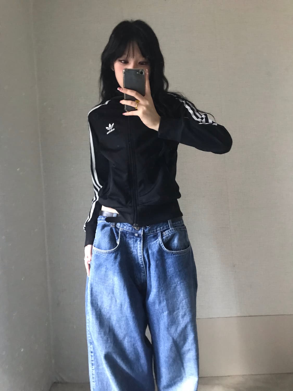 아디다스 블랙 슬림핏 제니져지 상품이미지1