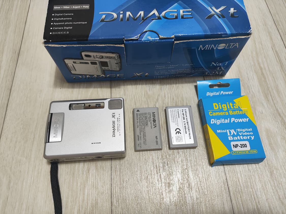 미놀타 디미지 XT Minolta Dimage XT 실버 풀박스 카메라 상품이미지1