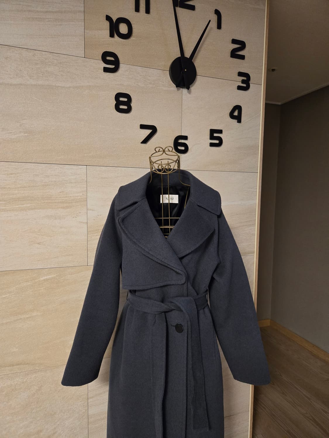 [55] SJSJ 에스제이에스제이 밸트 롱 코트 상품이미지3