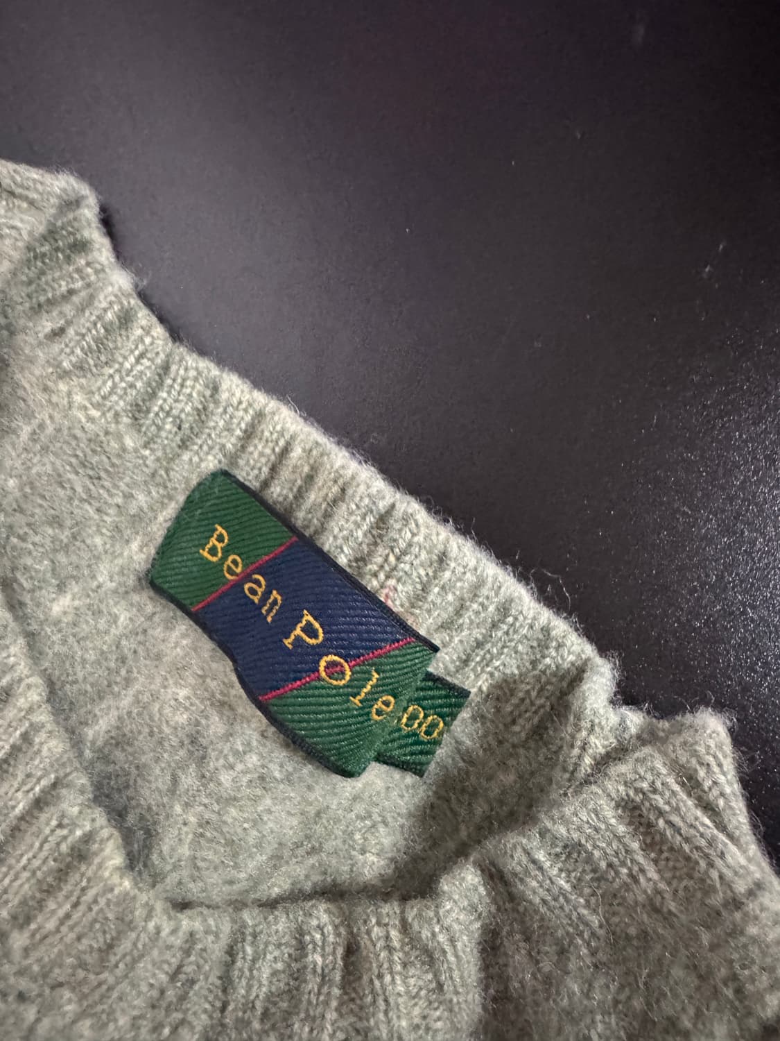 여성 빈폴 Beanpole 꽈배기 울 니트 민트 상품이미지2