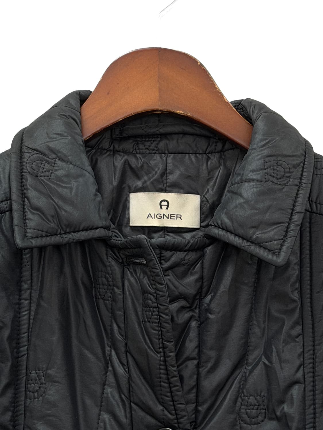 아이그너 퀼팅 자켓 블랙 상품이미지6