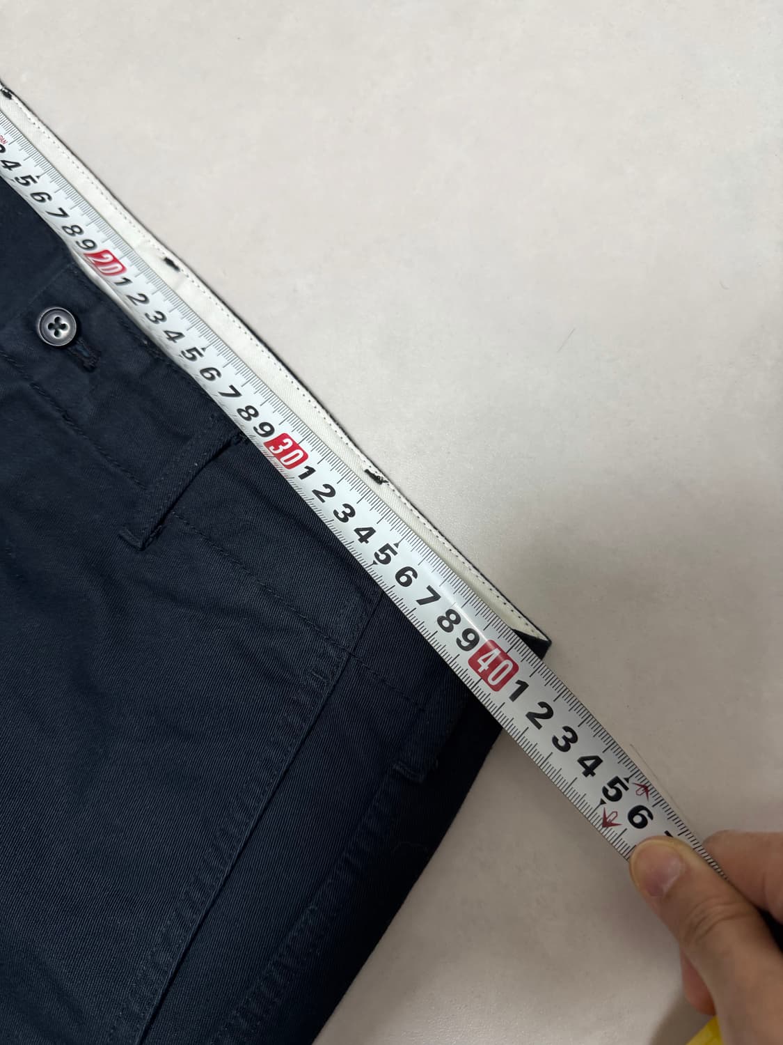 무인양품 네이비 치노 팬츠 32 상품이미지4