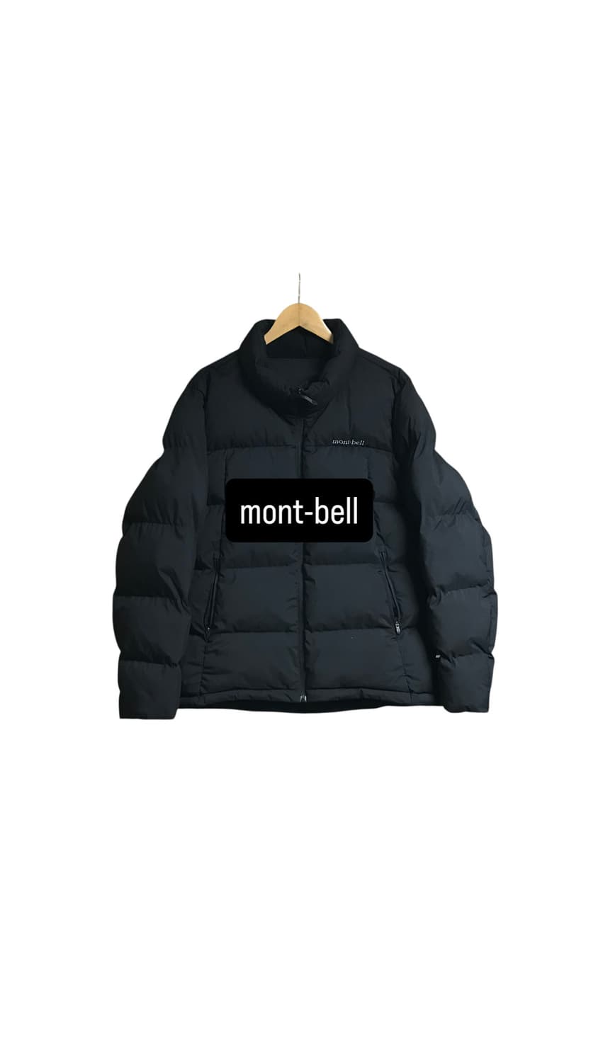 몽벨 검정 패딩점퍼 상품이미지1