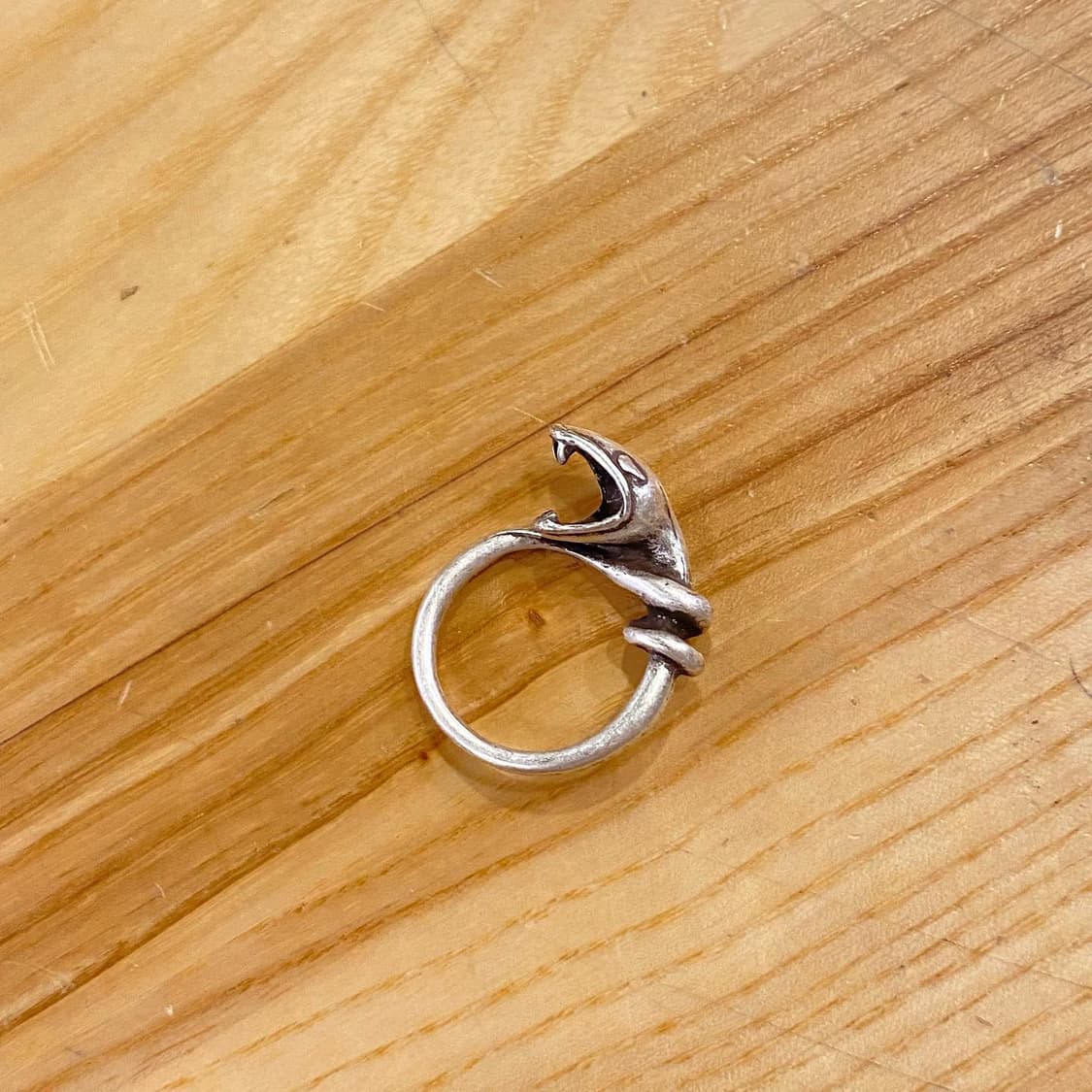 Brass ring 빈티지 스네이크 신주반지 상품이미지1