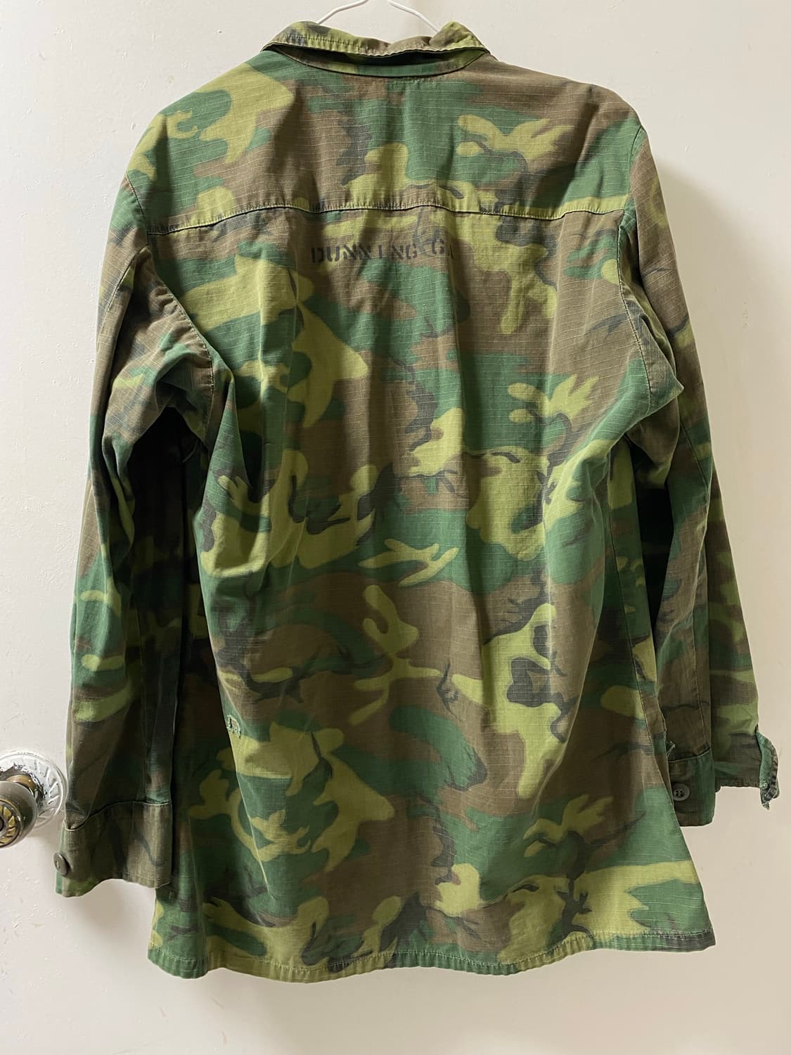 60s USMC 미해병대 ERDL 패턴 정글 퍼티그 스몰 레귤러 상품이미지4