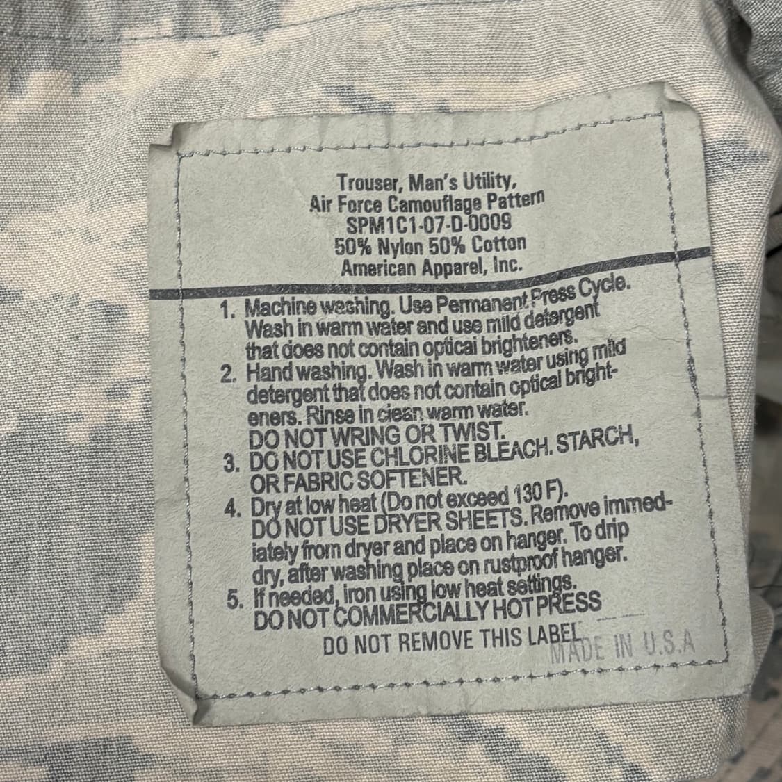 빈티지 미공군 카고 팬츠  V0584 상품이미지8