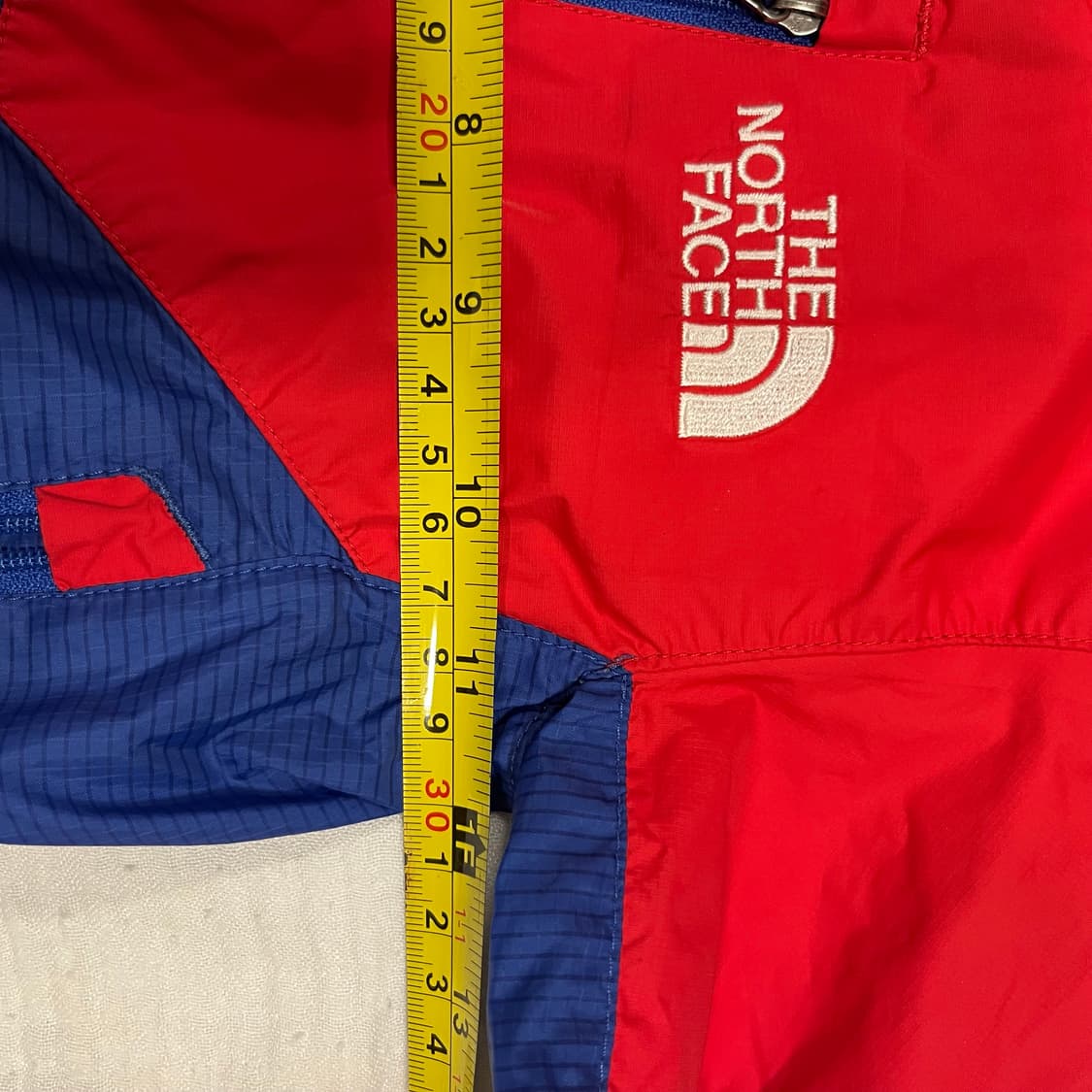 노스페이스 키즈 바람막이 105 레드/블루 상품이미지9