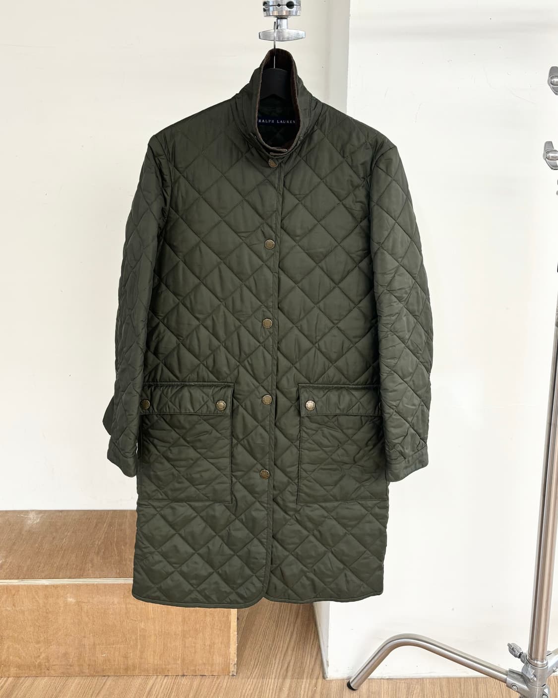 랄프 로렌 카키 퀼팅 점퍼 상품이미지1