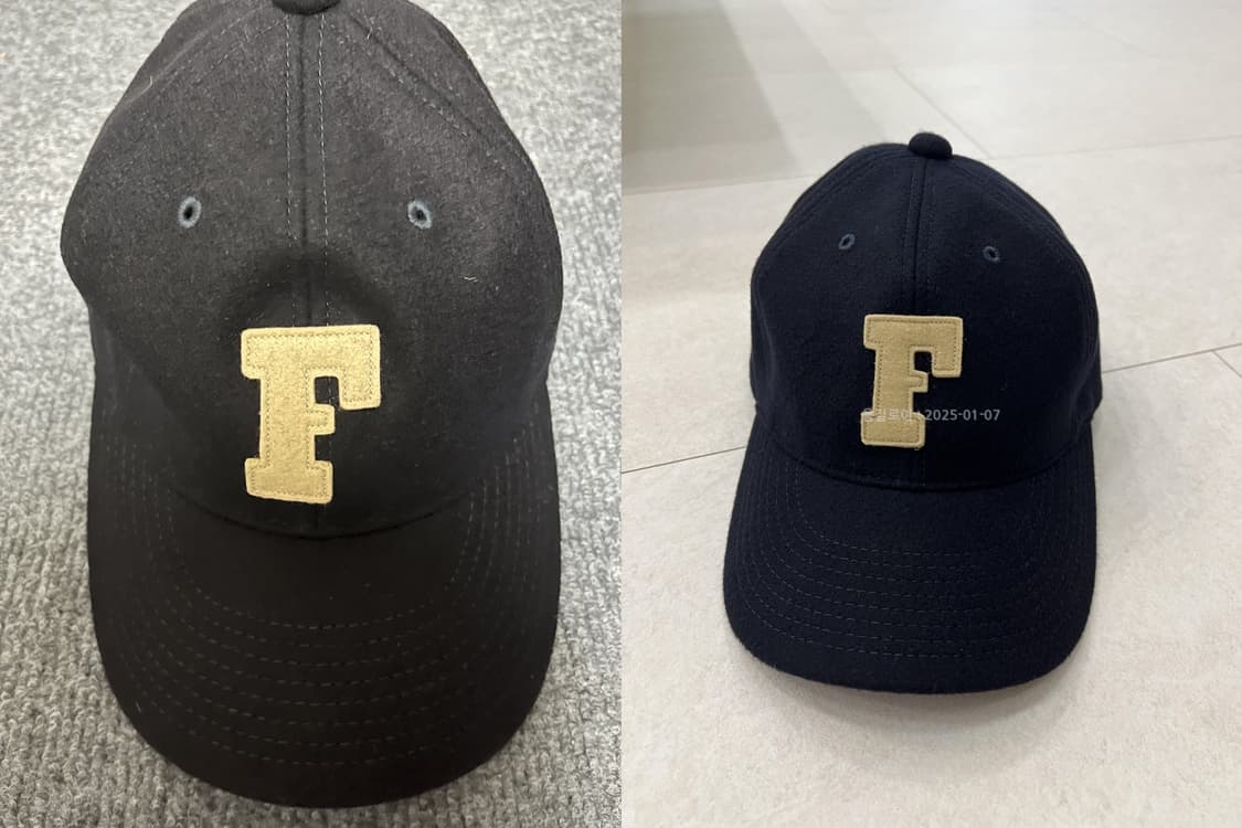 [새제품] 풀카운트 울 플란넬 F 패치 볼캡 상품이미지9