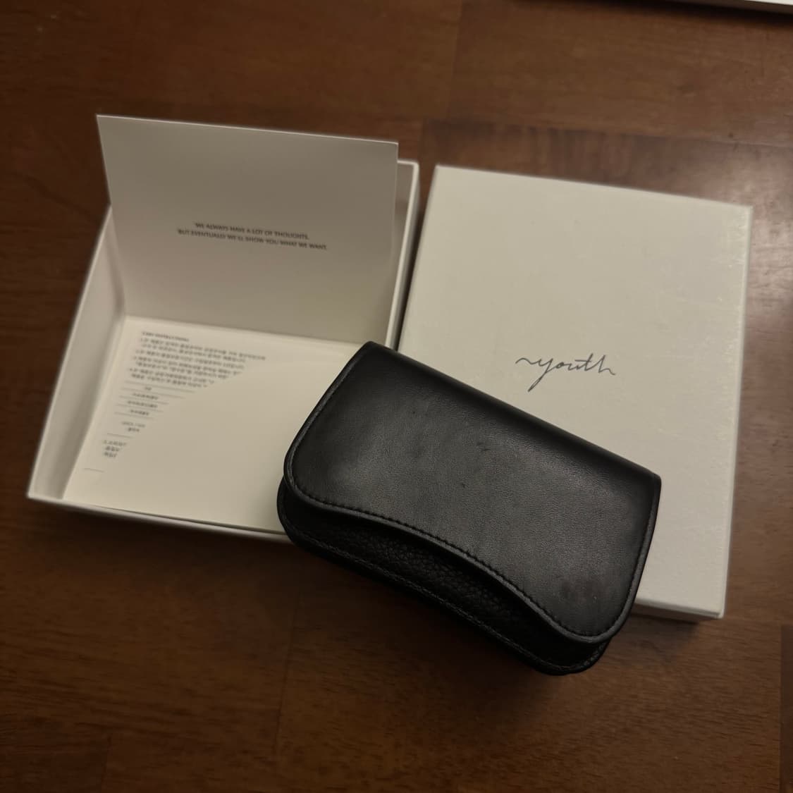 Youth 레더 카드 지갑 상품이미지1