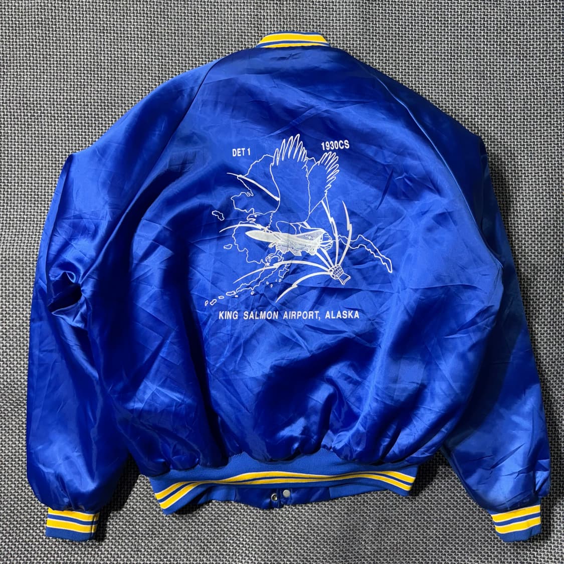 빈티지 봄버 자켓 블루 ( L/OLD-8182 ) 상품이미지6