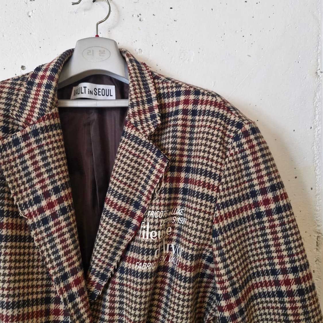 울 실크 블레이저 코트 F 새상품급 상품이미지2