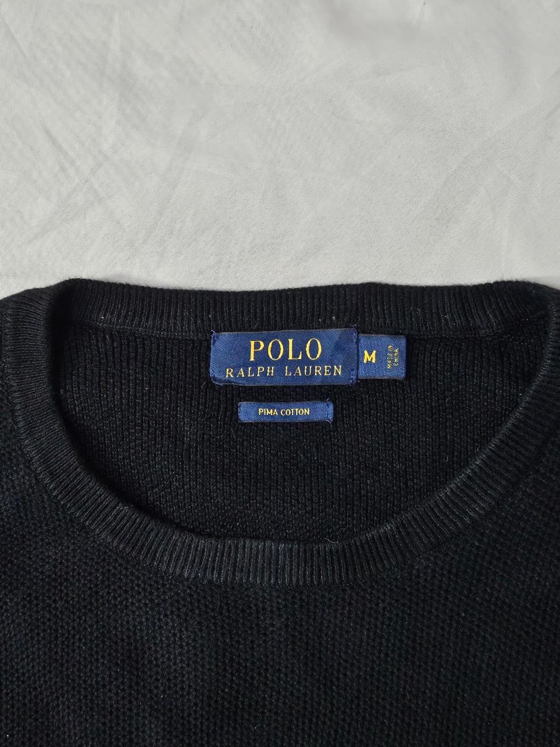 Polo 폴로 랄프로렌 블랙 라운드 니트  상품이미지4