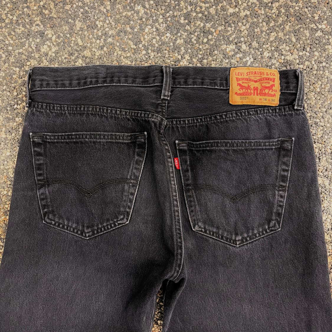 리바이스 501 스트레이트 블랙진 (36) 상품이미지6
