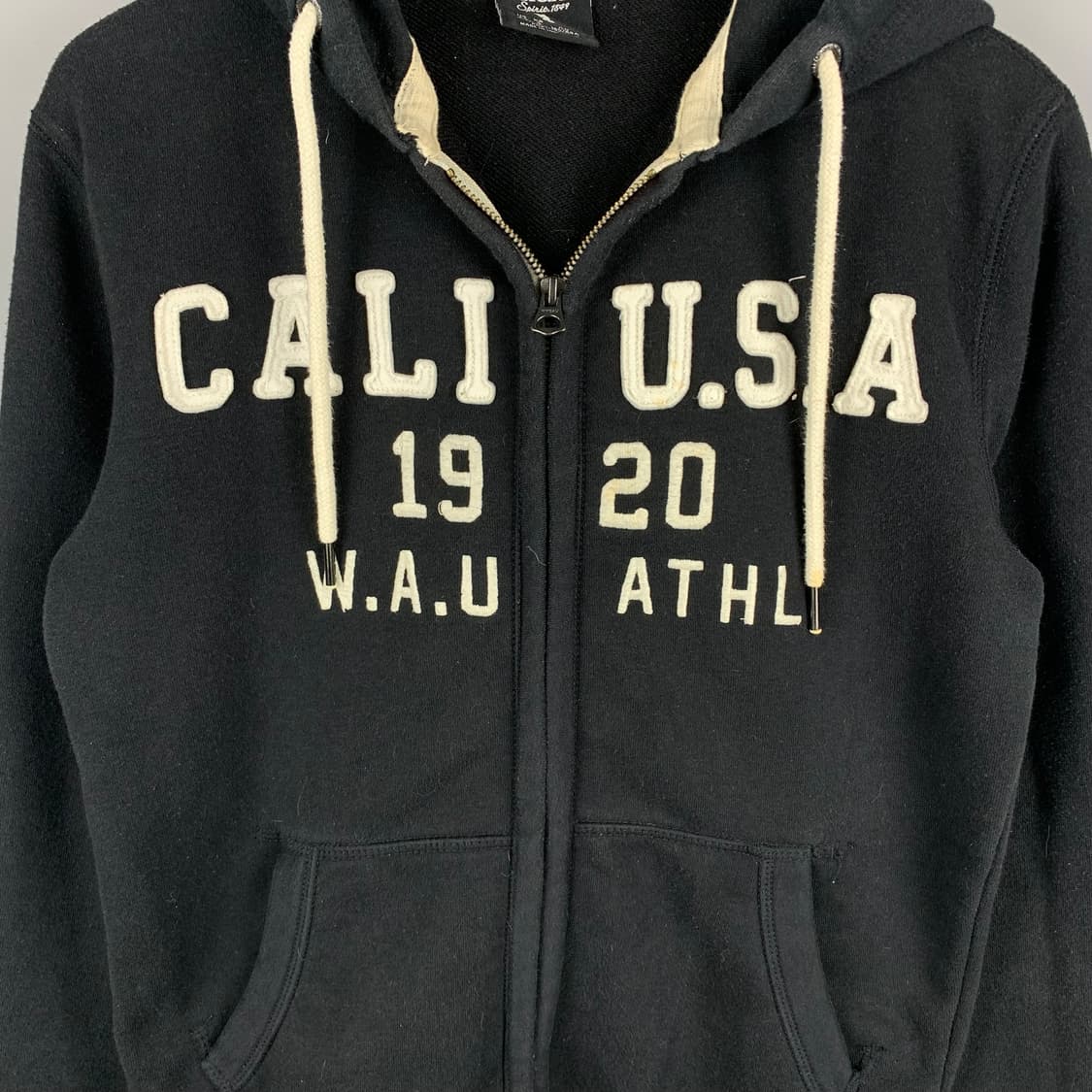 후아유 y2k 와투케 블랙 후드집업 상품이미지4