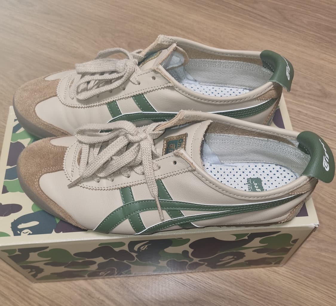 오니츠카 타이거 멕시코 66 베이지 그라스 그린 (275) 상품이미지2