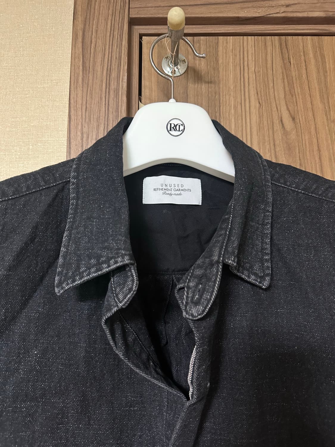 [4] unused 언유즈드 12oz 데님 베스트 상품이미지7