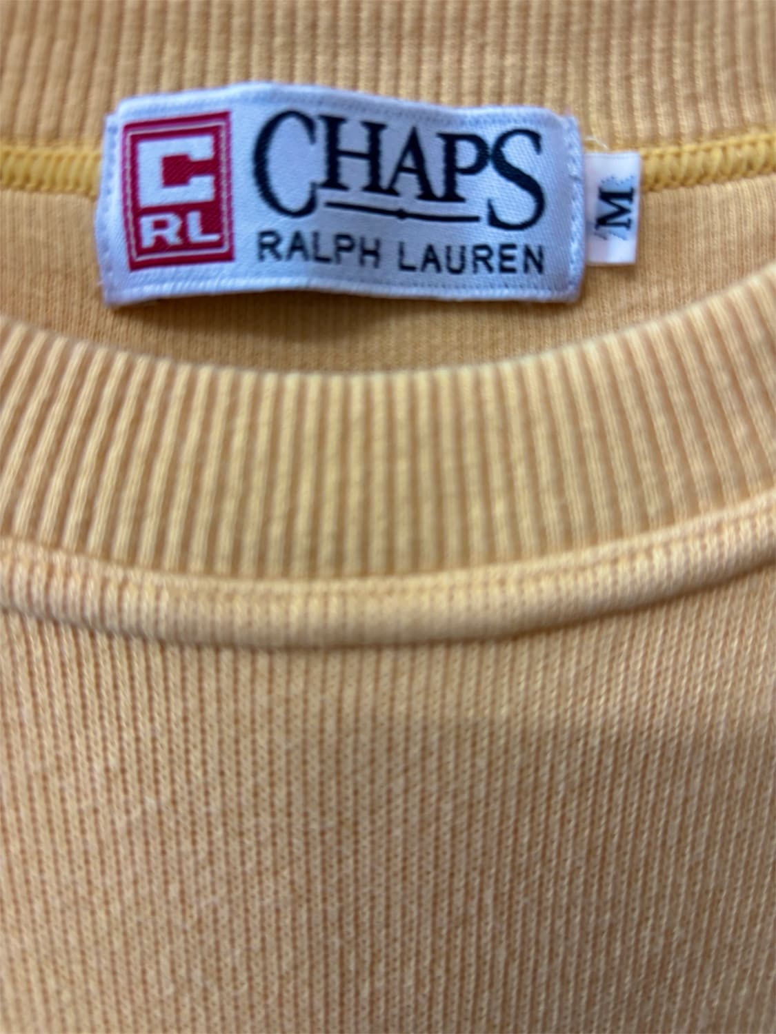 90s 챕스 랄프로렌 3-CAP 크루넥 셔츠 상품이미지6