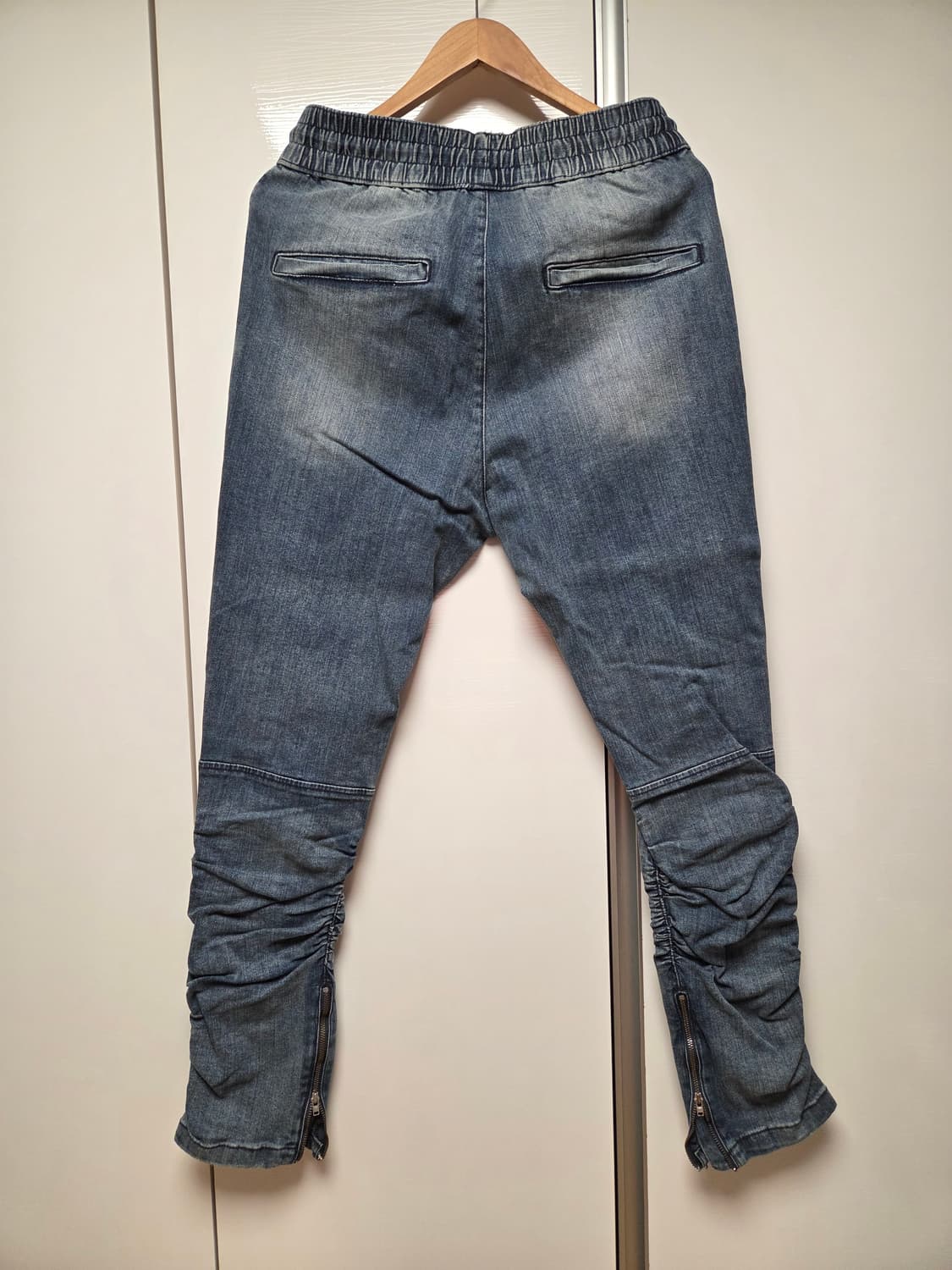 H&M 디바이디드 셔링 데님 조거팬츠 32사이즈 상품이미지2