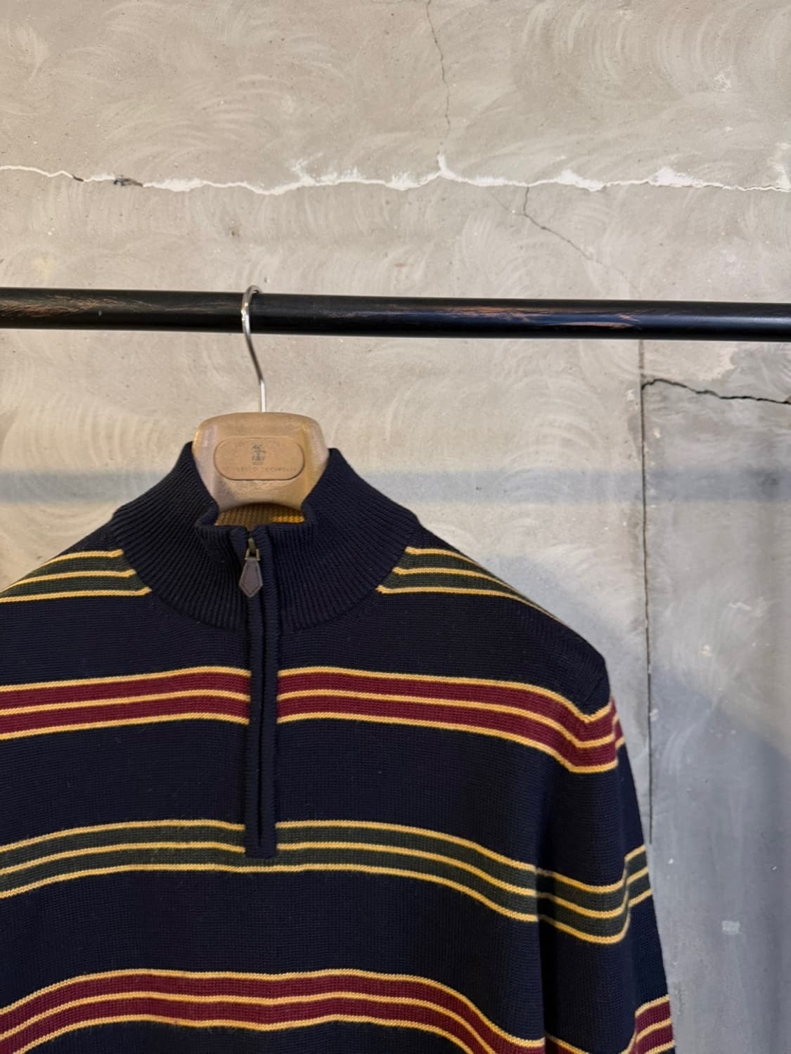 브룩스 브라더스 퀴터짚 짚업 니트 100 상품이미지6