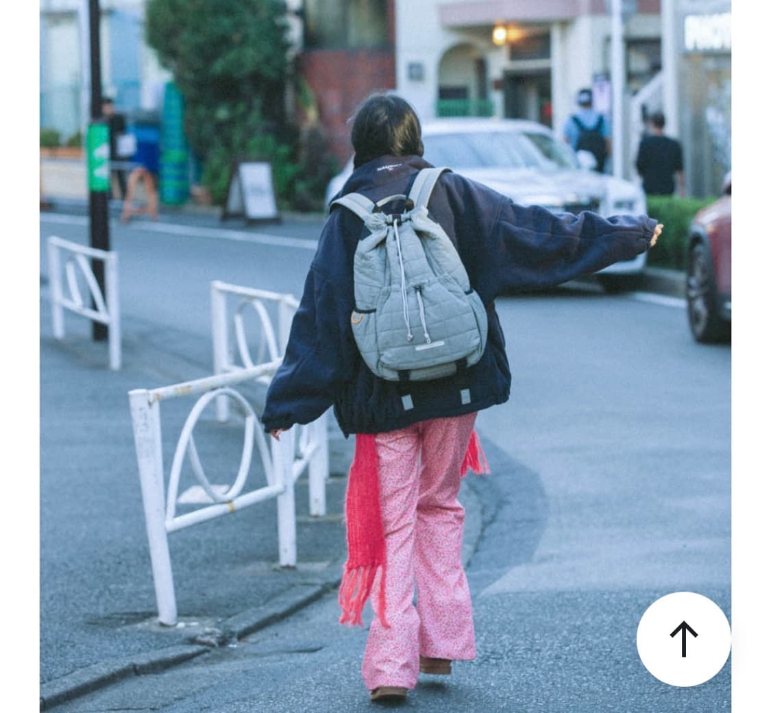 로우로우 스트링 푸퍼 백팩 상품이미지5