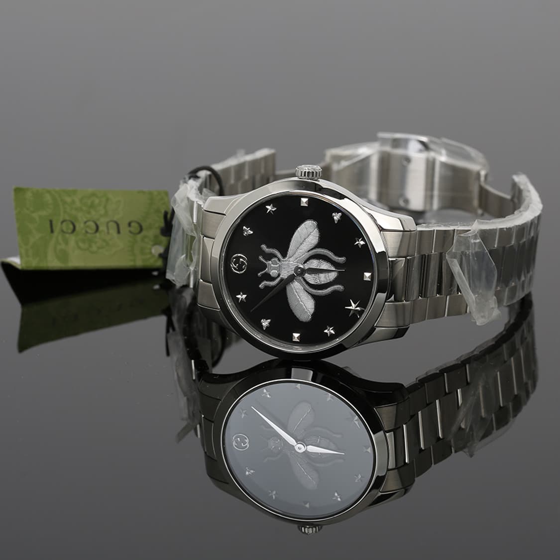 구찌 G-타임리스 꿀벌 스틸 시계 GUCCI 메탈 워치 YA1264136 상품이미지10