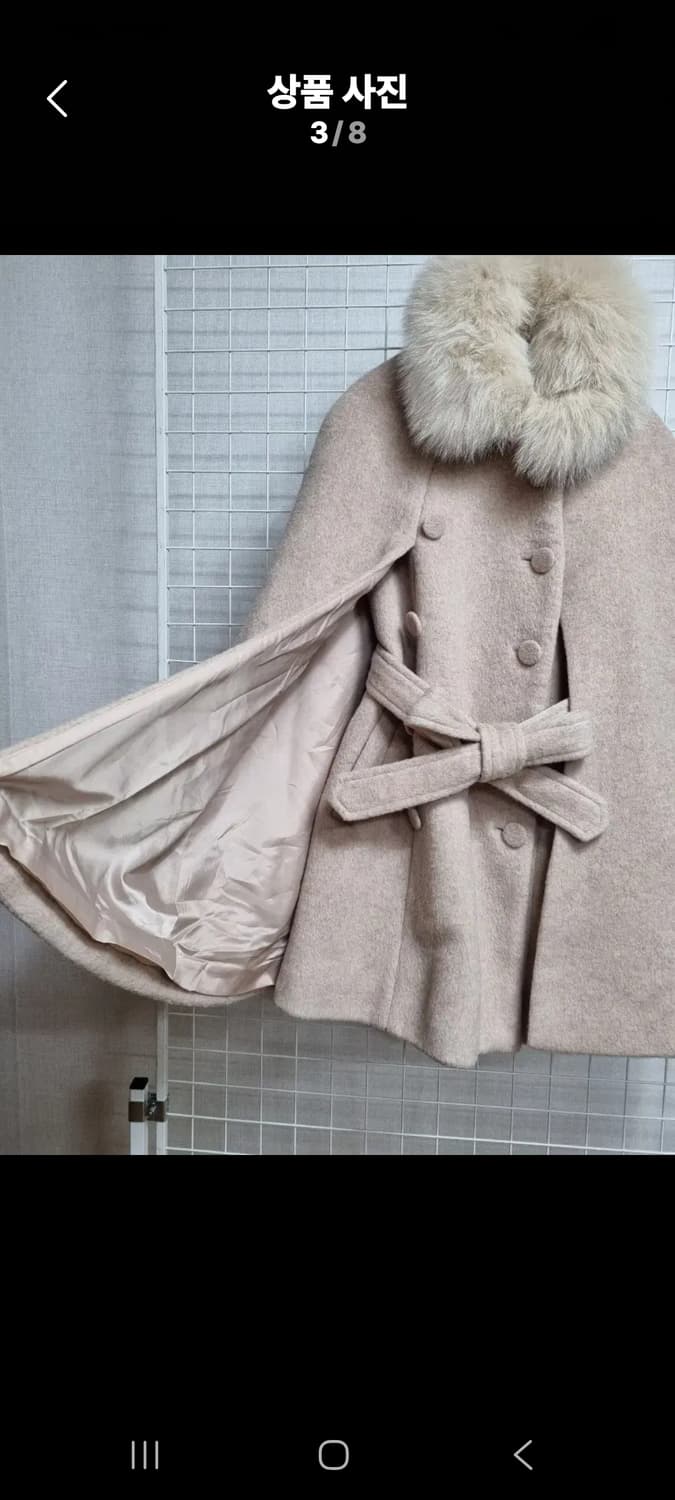 (택포) BLESSLOVE 블레스러브 판쵸 모직코트 상품이미지4