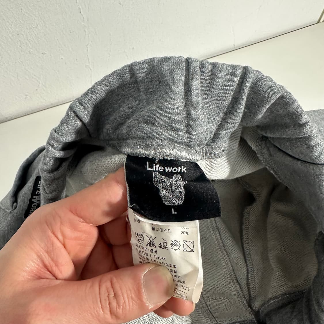 L 라이프워크 그레이 스웻 조거팬츠 상품이미지4