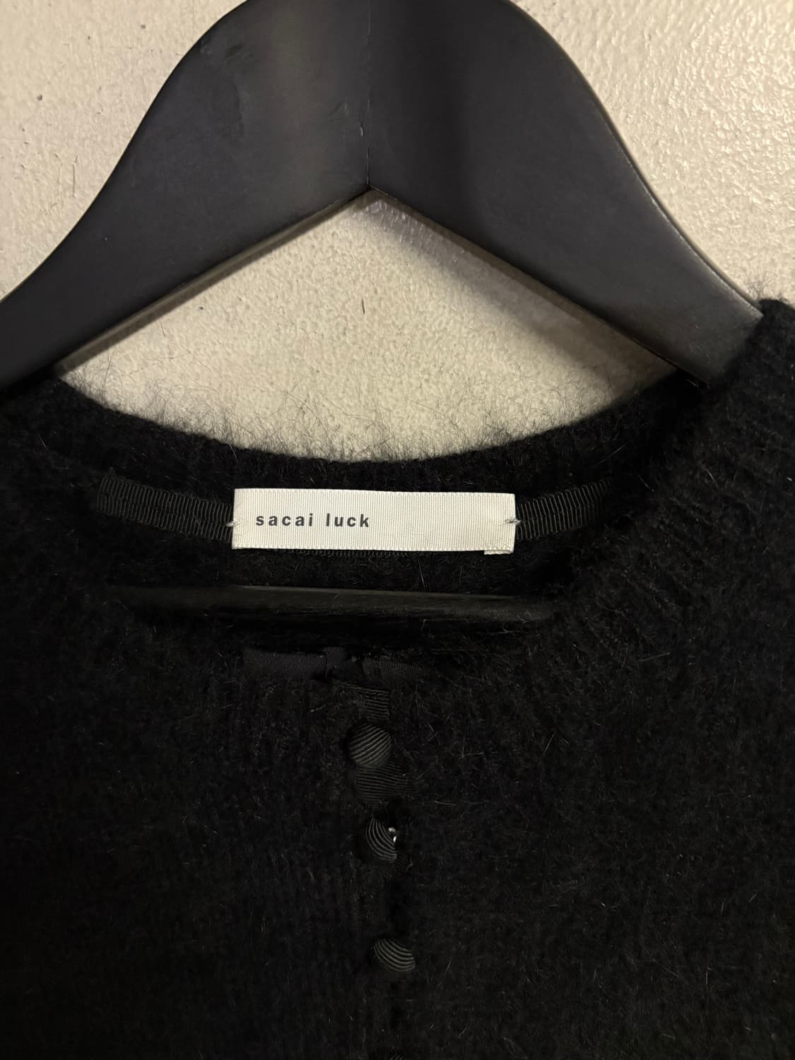 SACAI LUCK angora pleated cardigan  상품이미지8