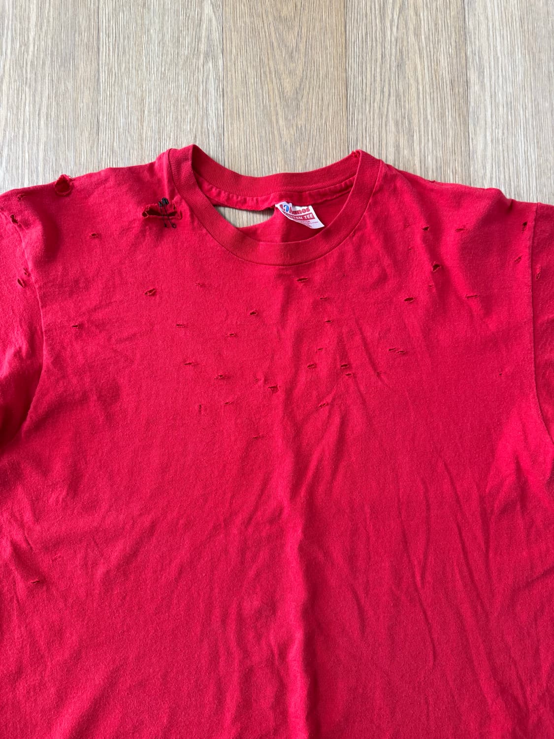 90s made in usa 헤인즈 디스 커스텀 티셔츠 상품이미지2