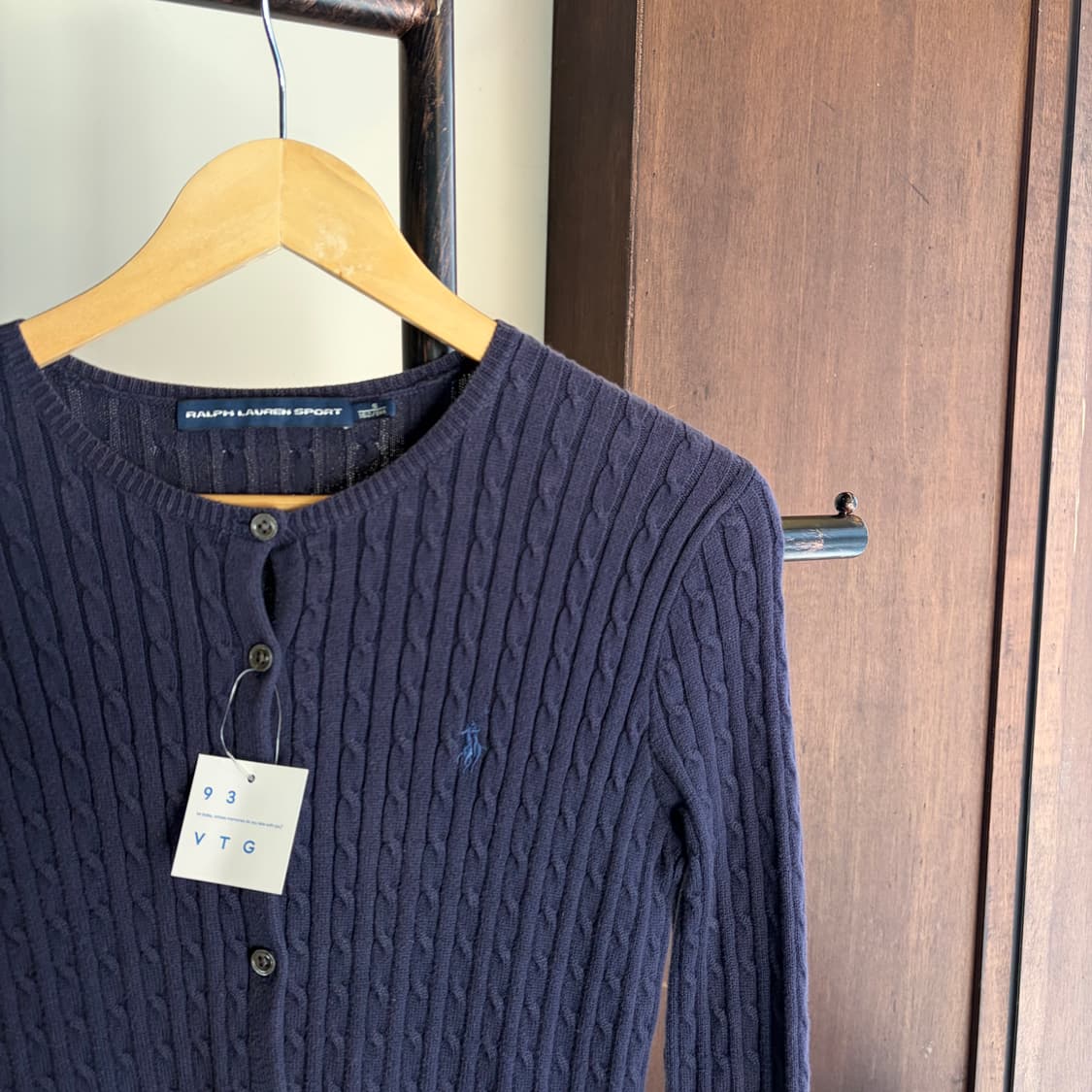 15683 - 폴로 랄프로렌 네이비 케이블 가디건 상품이미지3