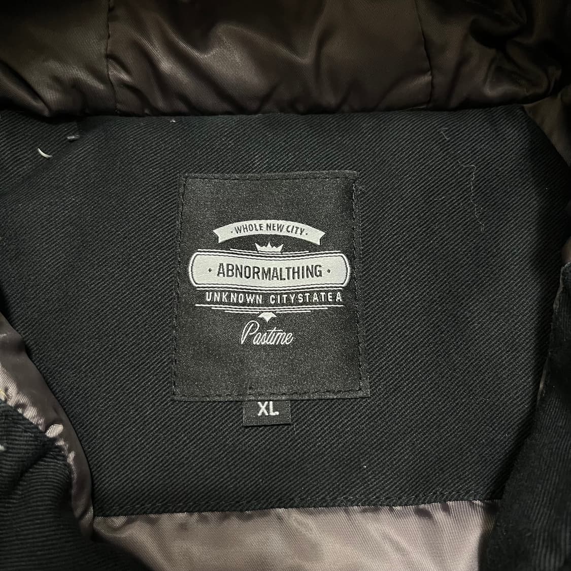 앱놀머씽 퍼후드 야상패딩 점퍼 [블랙] XL/105 상품이미지4