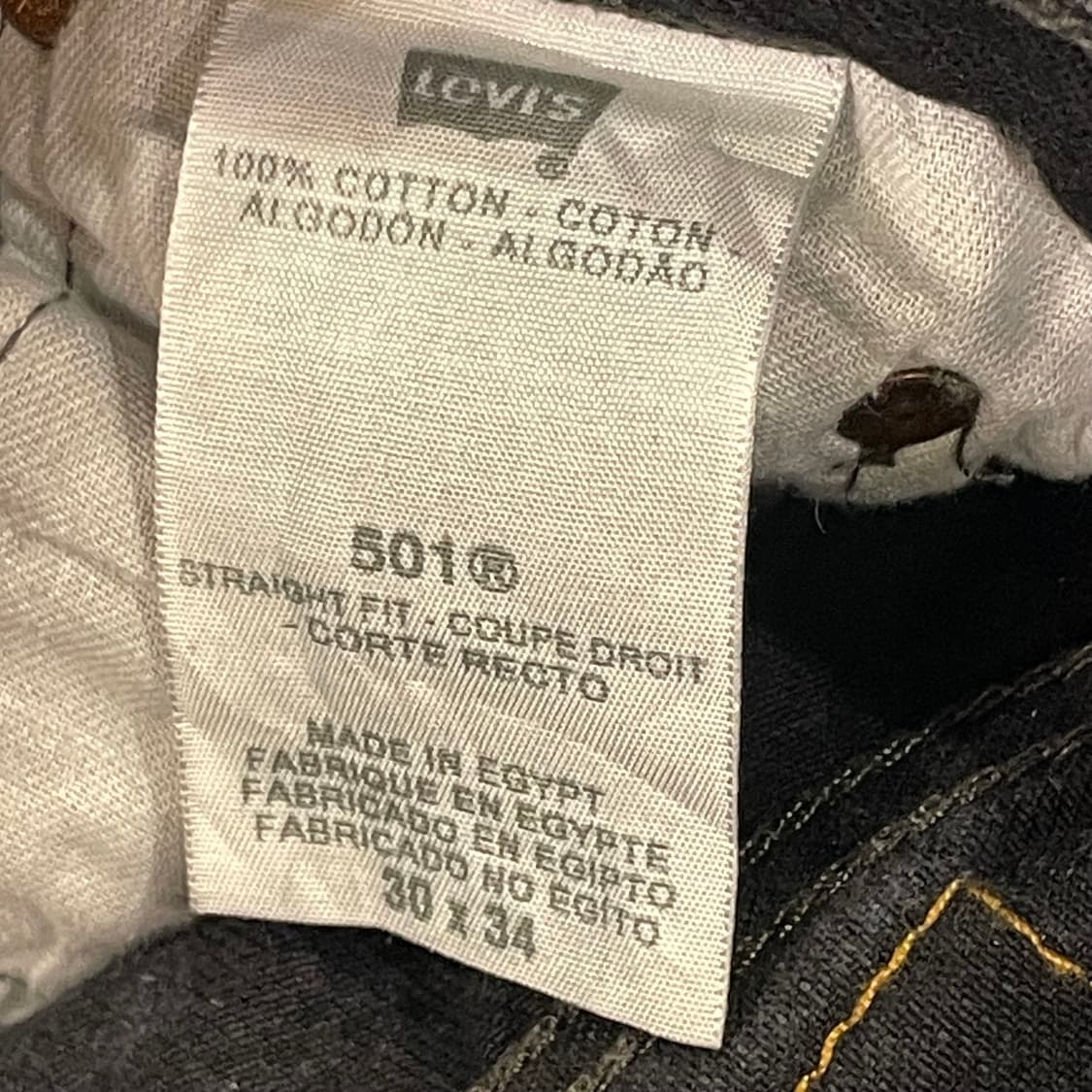 (30) Levi's 501 (리바이스 스트레이트 블랙 데님) 상품이미지7