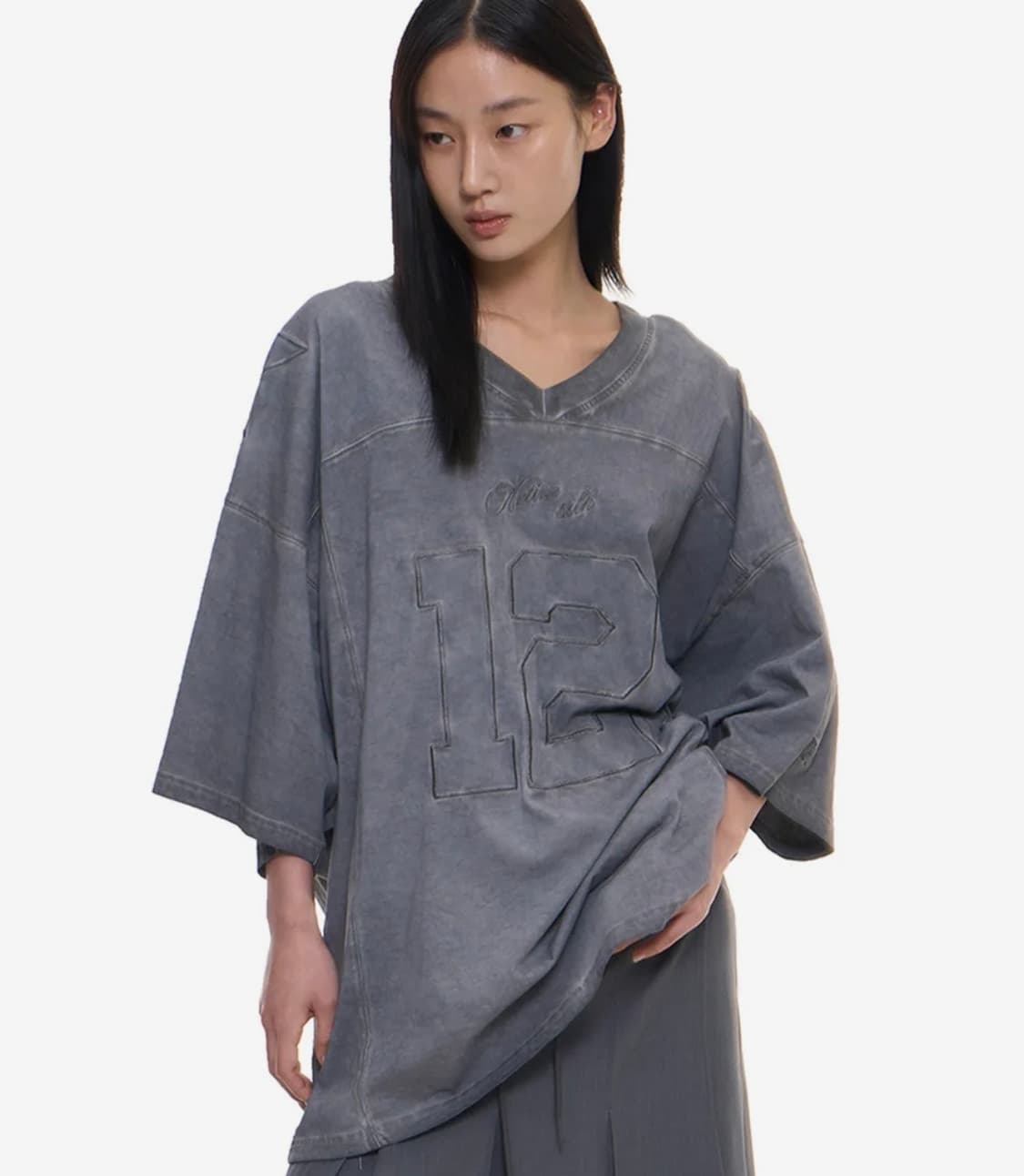 VINTAGE FOOTBALL T (CHARCOAL) 상품이미지1