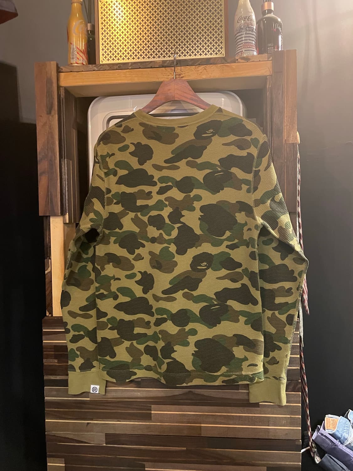 베이프 골지 긴팔티 상품이미지5