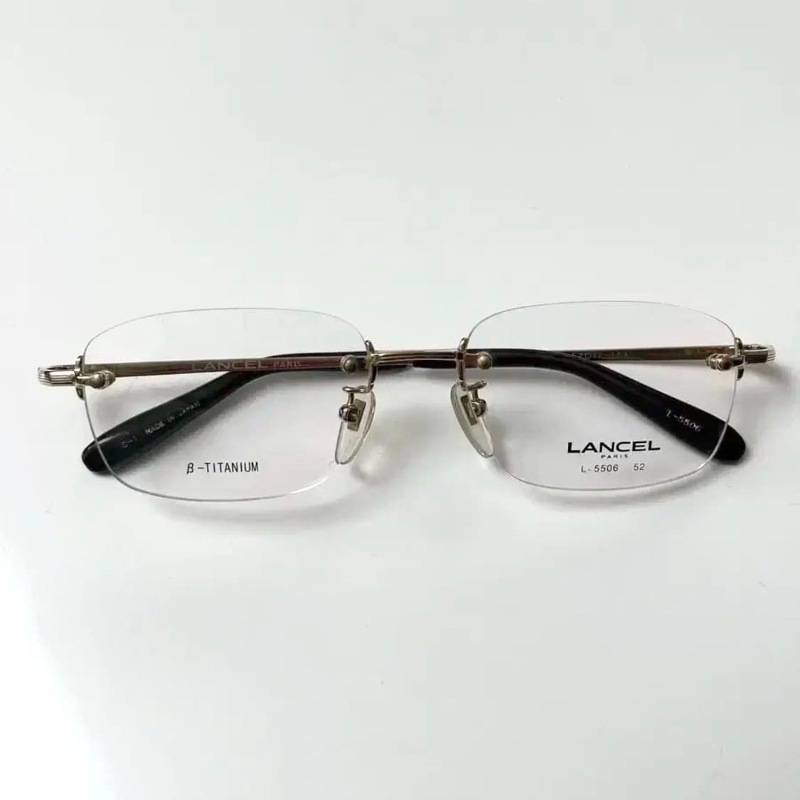 LANCEL 티타늄 무테안경 made in Japan 상품이미지1