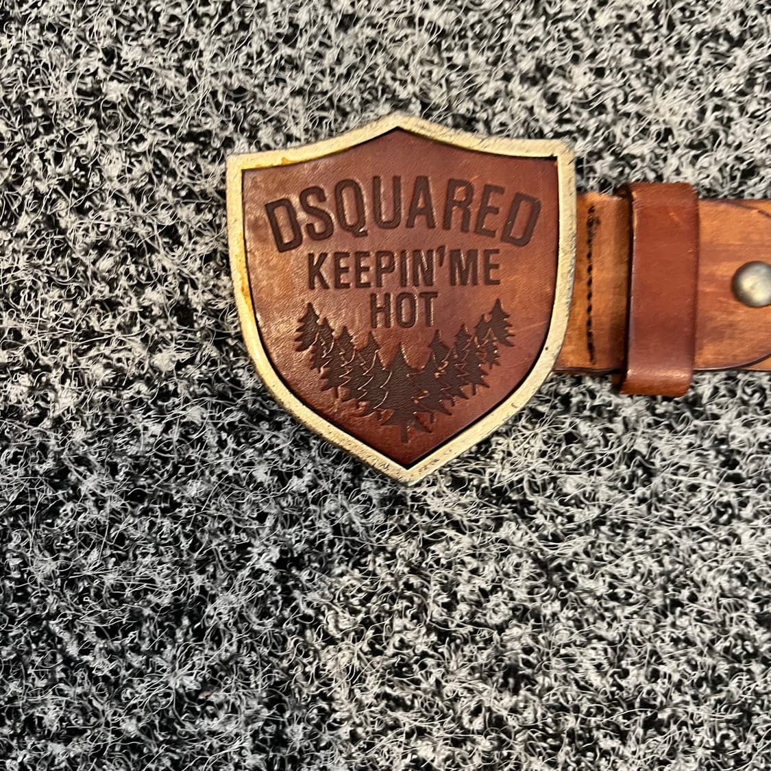 디스퀘어드 근본 빈티지 가죽 벨트 상품이미지4