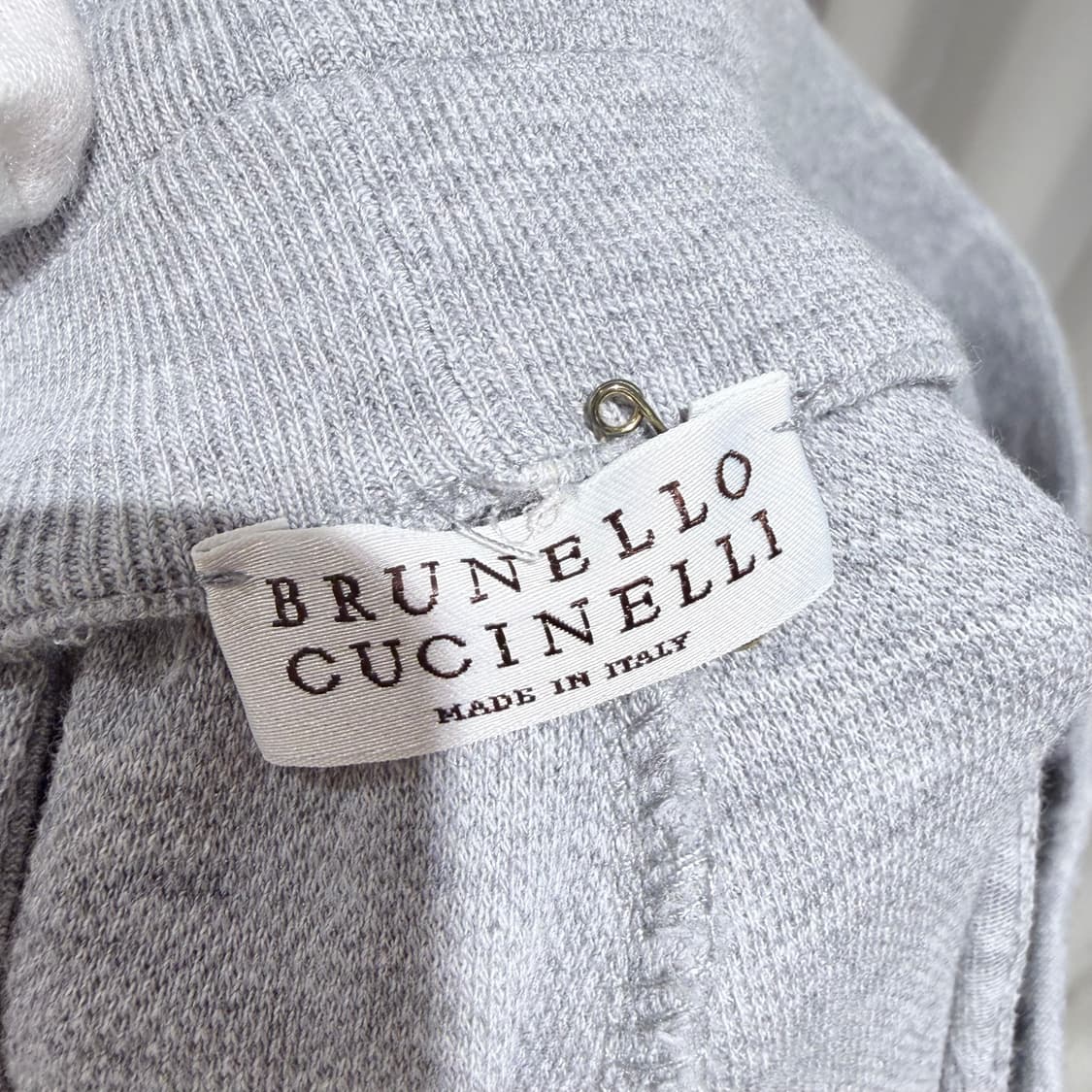 S /XXS 브루넬로 쿠치넬리 로고 그레이 스타디움 셋업 상품이미지9