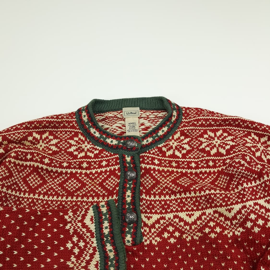 CN896 L 엘엘빈 크리스마스 노르딕 긴팔 니트 스웨터 상품이미지3