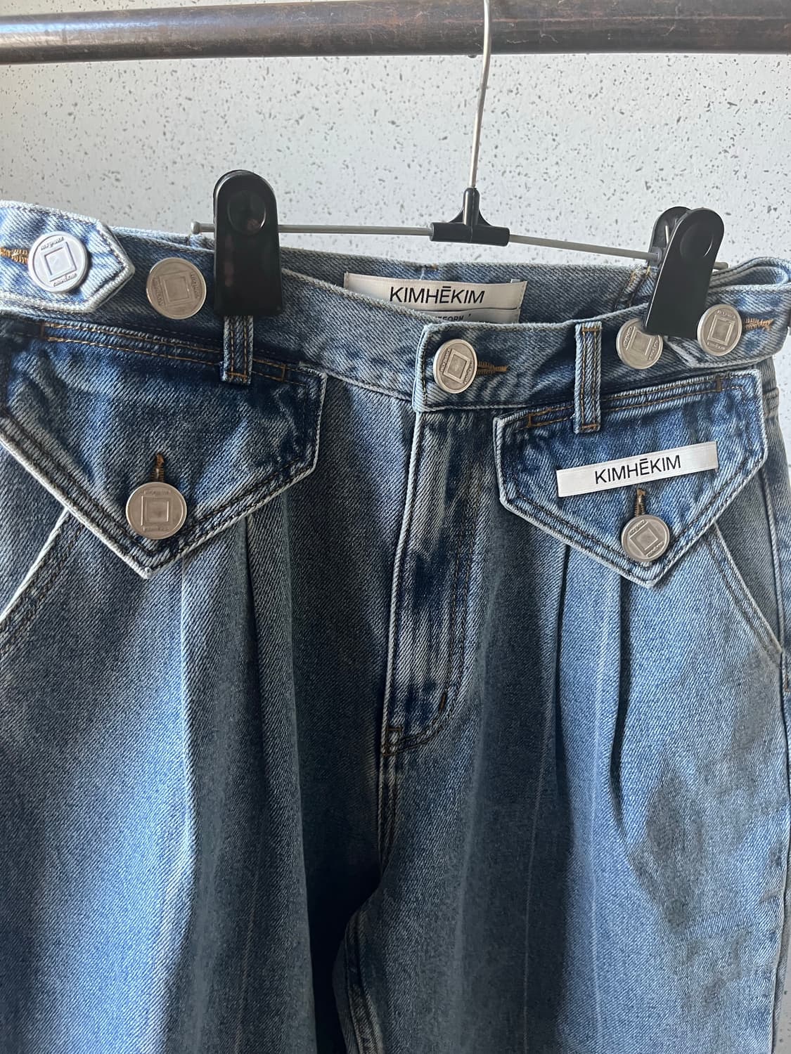 KIMHEKIM 김해김 투포켓 와이드 데님 상품이미지5