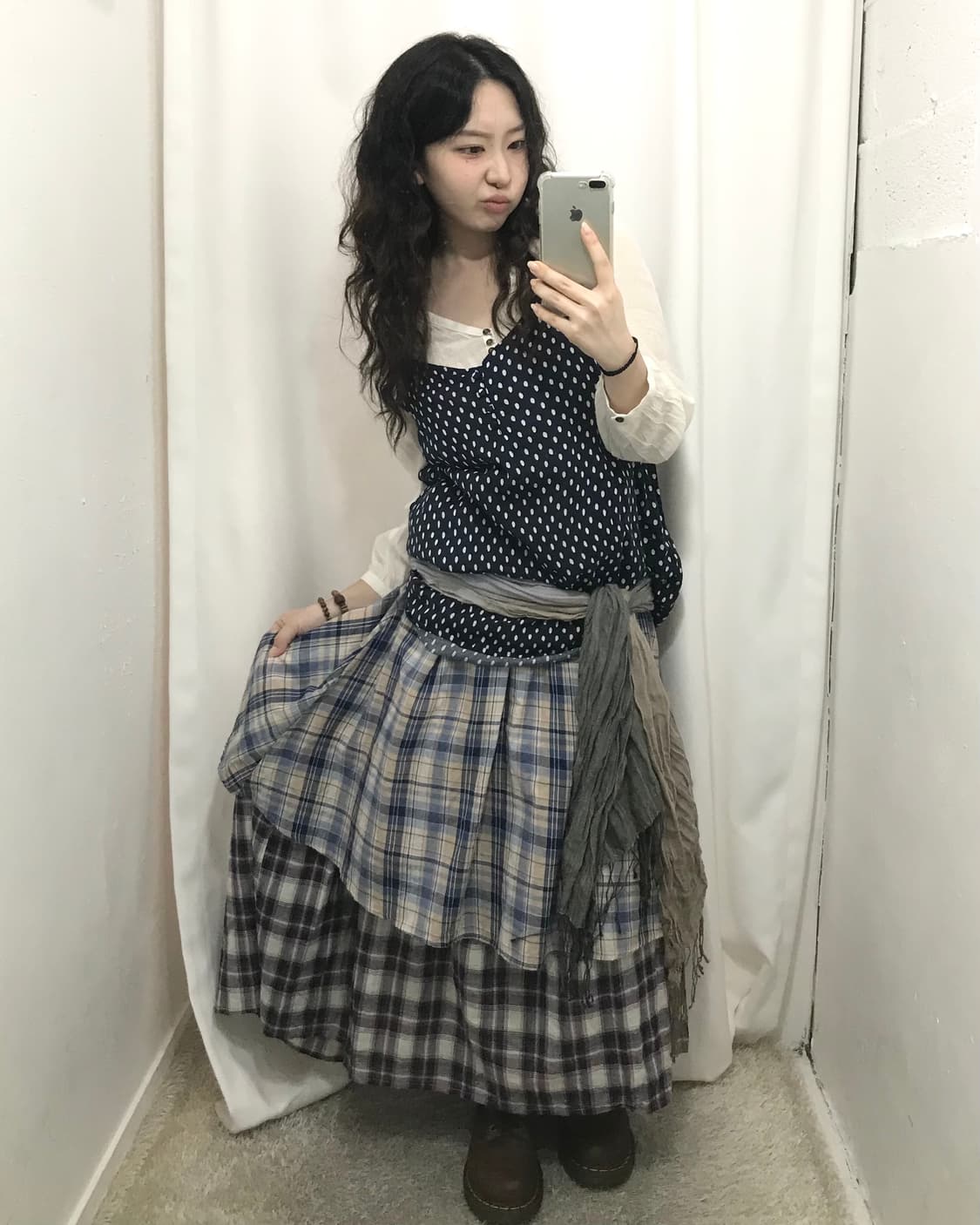 체크 모리 코디 세트 💙 상품이미지2