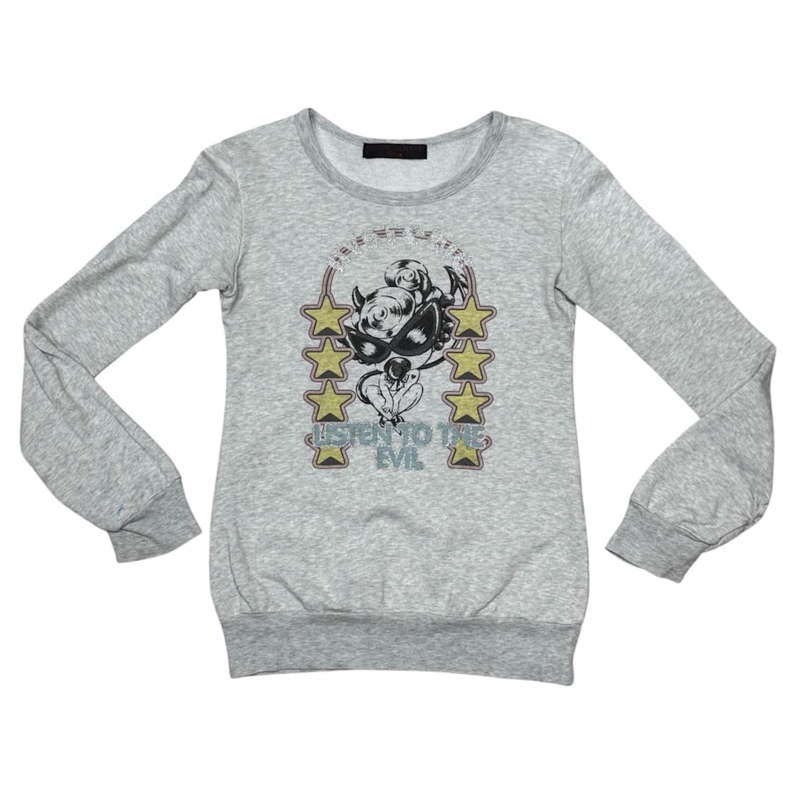 히스테릭 글래머 아카이브 listen to the evil 맨투맨 스웨터 상품이미지1