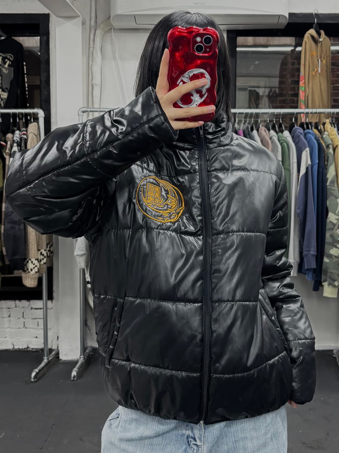 카라쿠리 타마시 오리엔탈 드래곤 패딩 상품이미지5