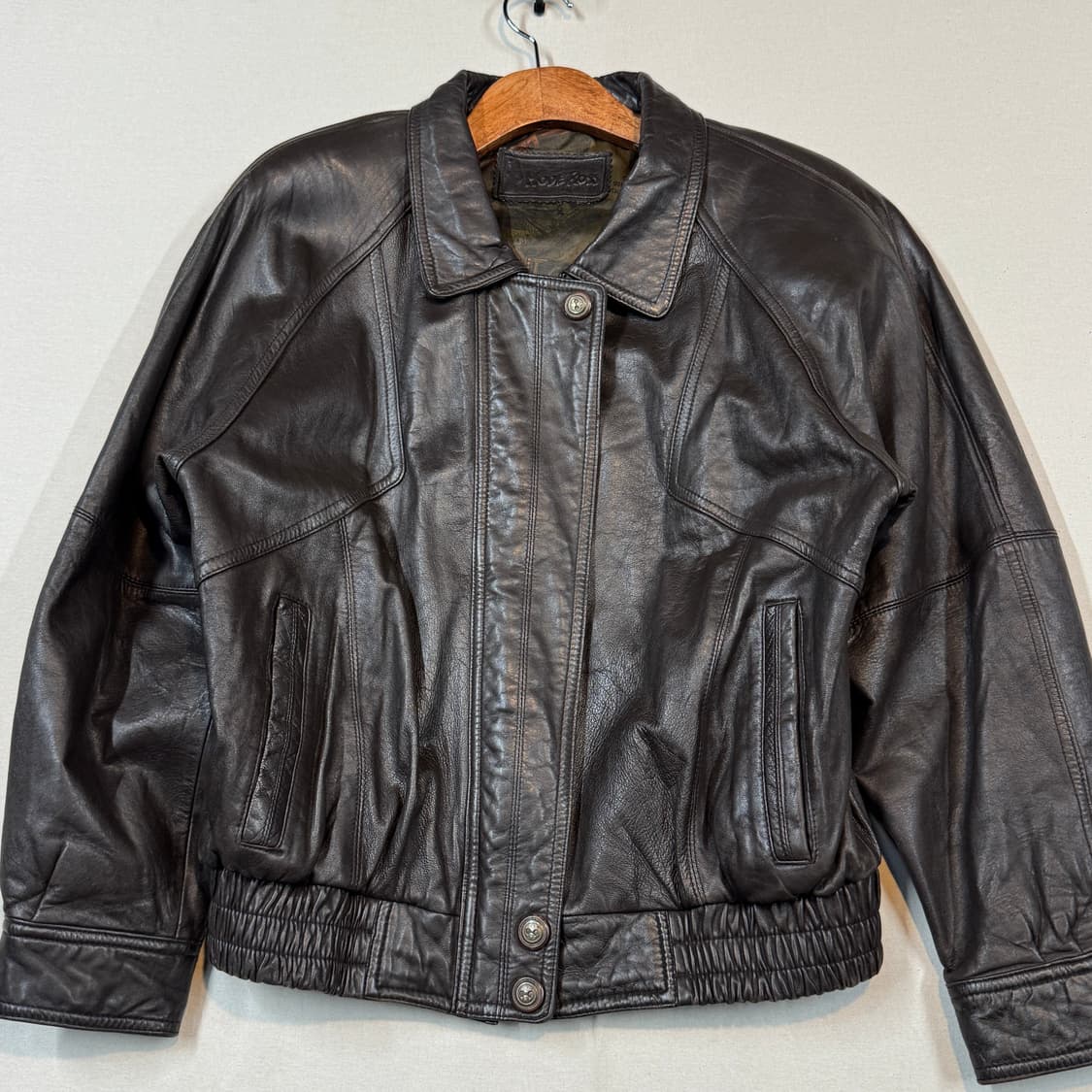 L) mode ross 양가죽 블루종 봄버 자켓 상품이미지2