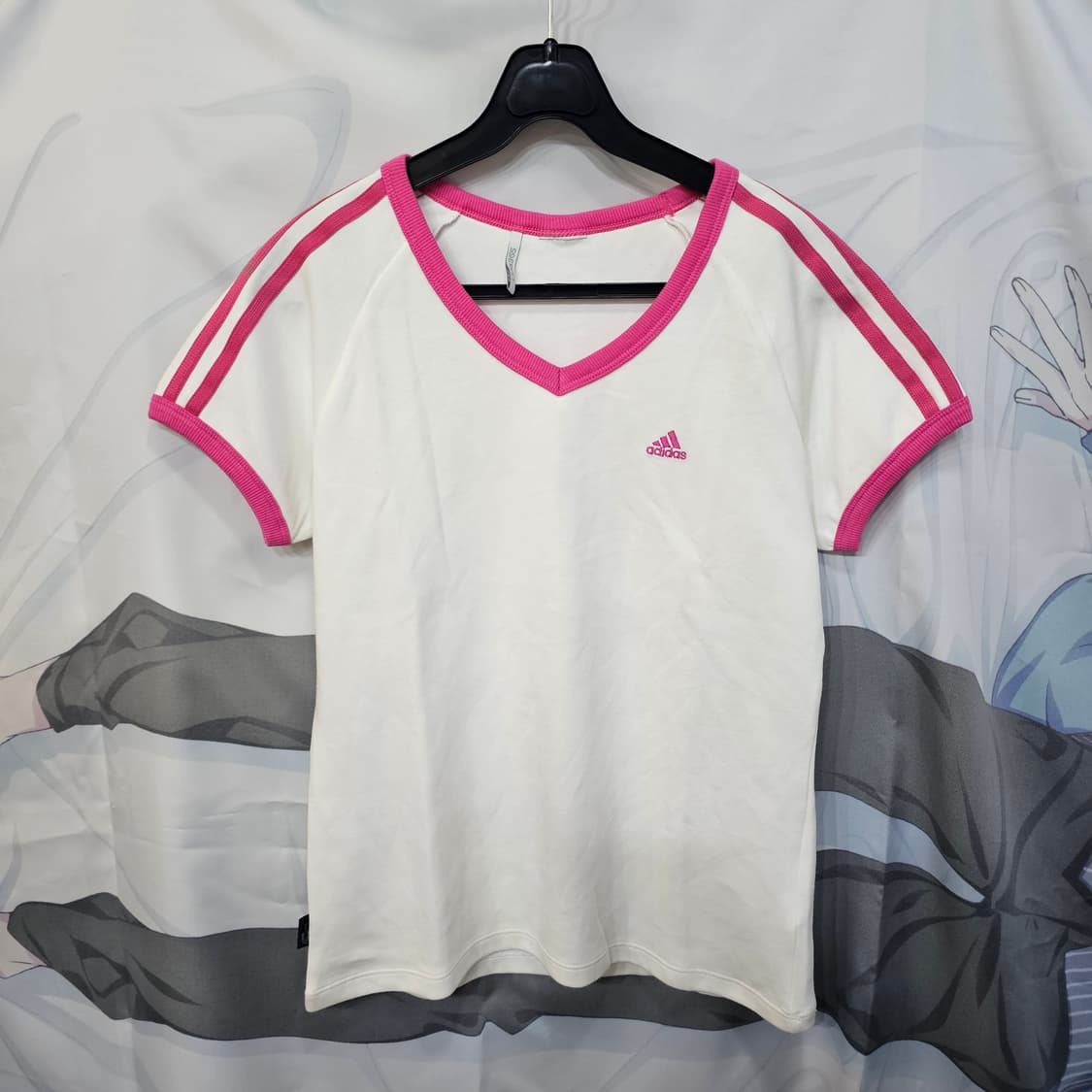 adidas 아디다스 핑크 딸기우유 브이넠 상품이미지1