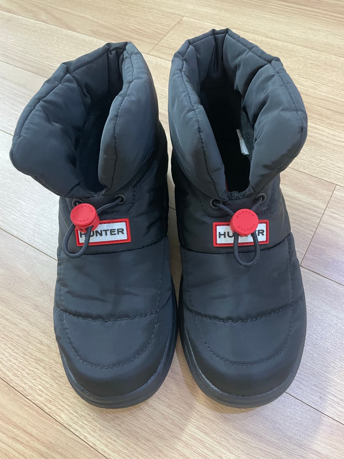 헌터키즈 인앤아웃 패딩부티 블랙 210 상품이미지1