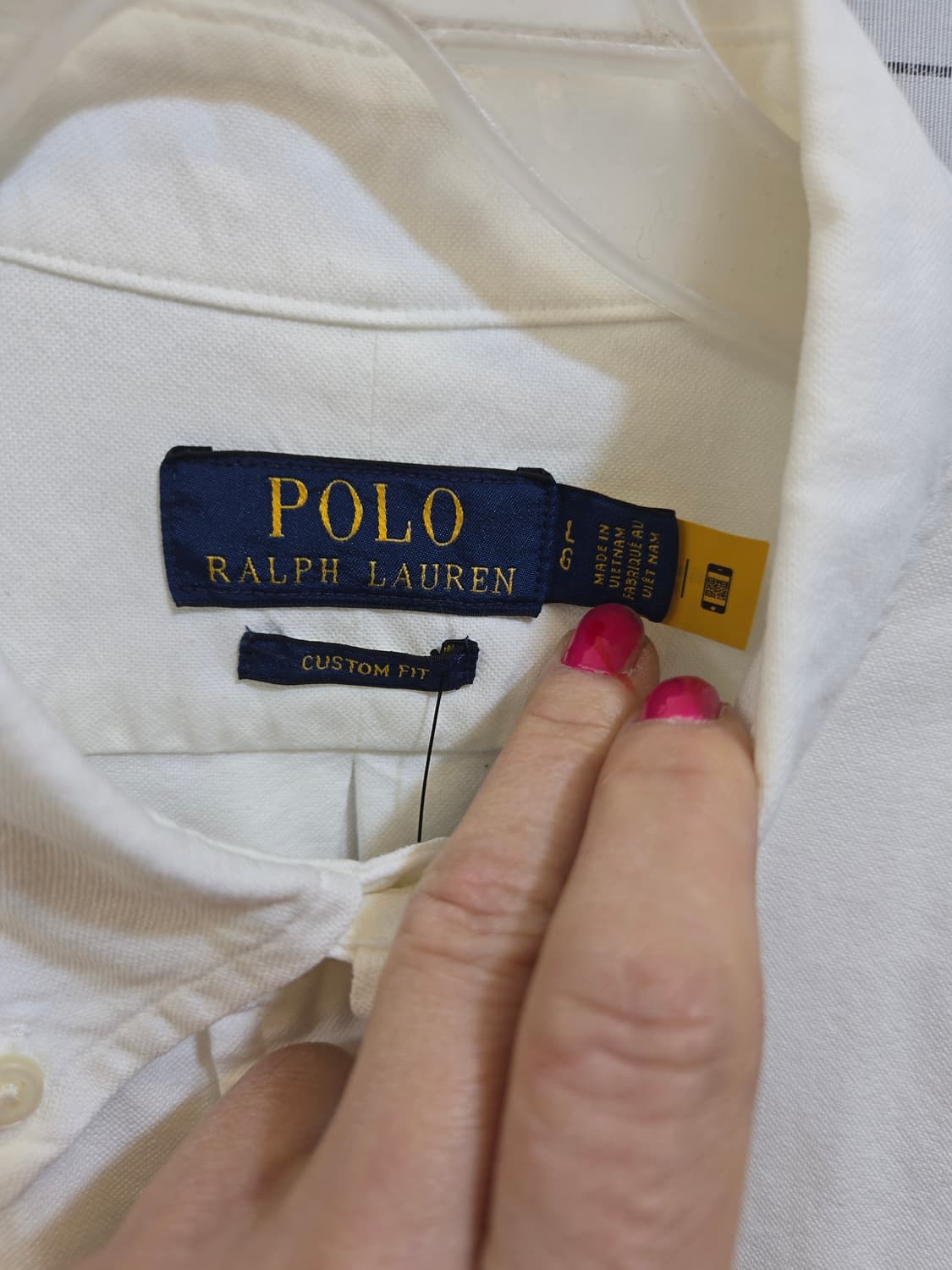 폴로랄프로렌 화이트 커스텀핏 셔츠 상품이미지4