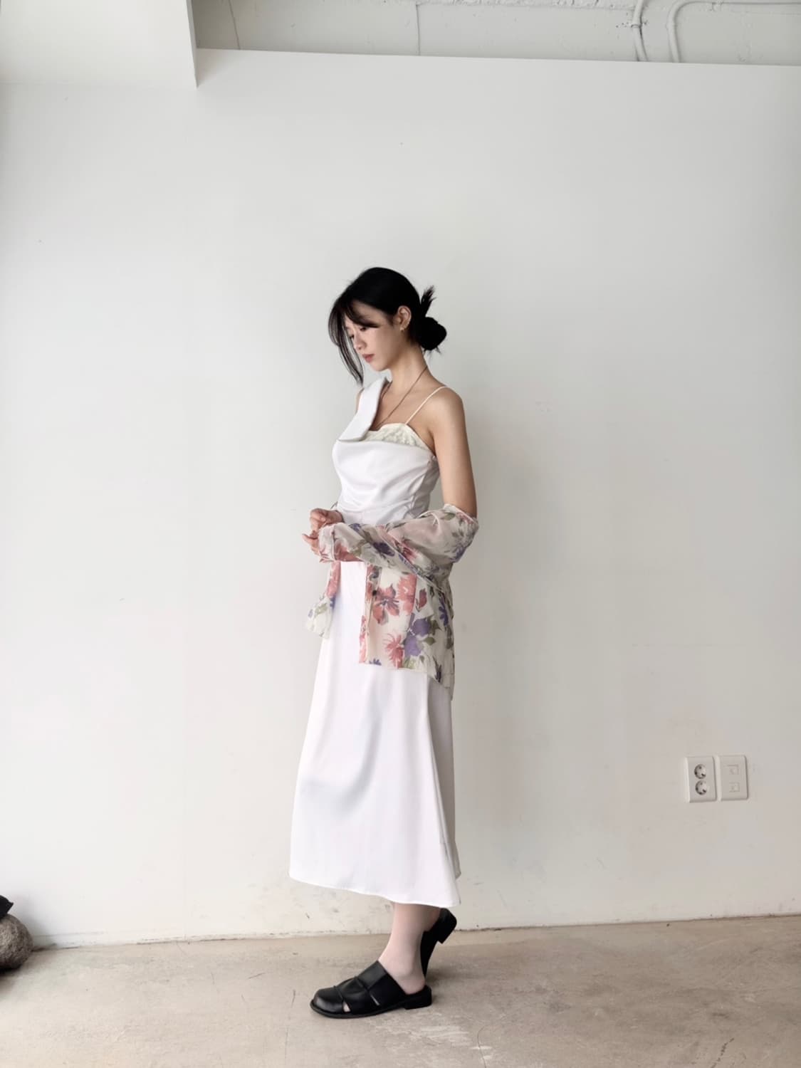 Color bloom sheer shirt 상품이미지7